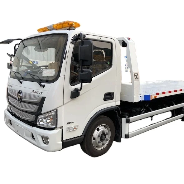 China tow truck foton aumark 4x2 5 ton 8ton Euro III diesel flatbed wrecker for