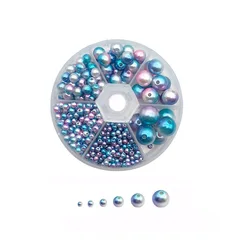 New Arrival High Quality Plastic Pearl Beads Colorful Loose Beads for DIY Making