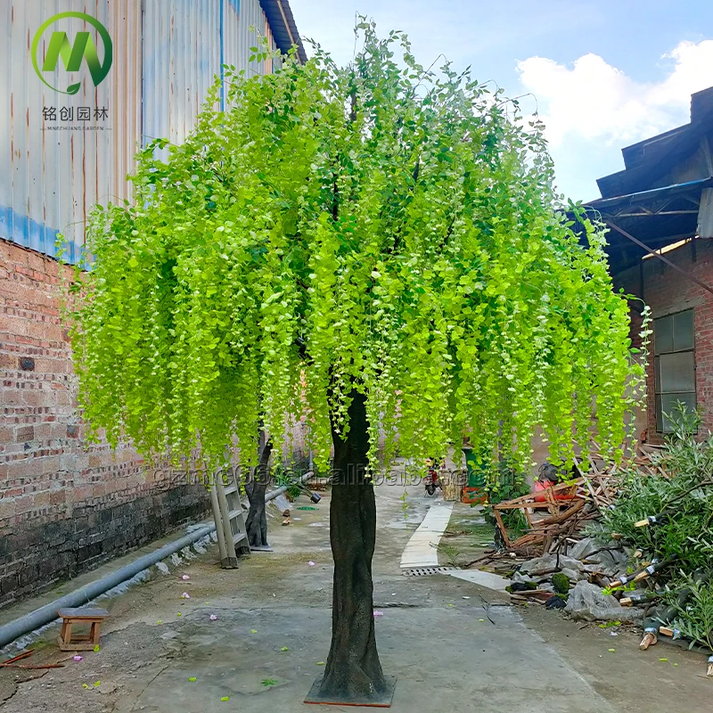 customized large evergreen blossom tree artificial wisteria vine tree wedding party flower tree decoration fairy garden