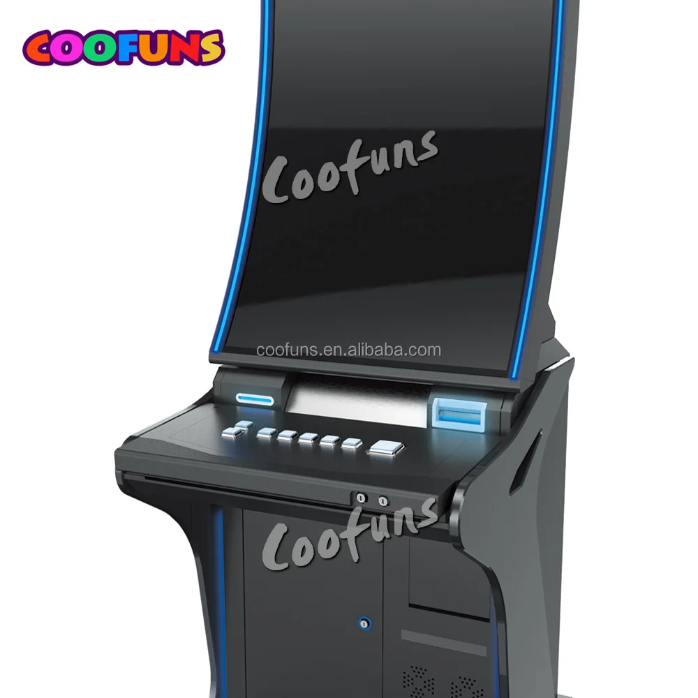
Coofuns Custom Fusion 4 Curved Monitor Casino Slot Metal Cabinet Machine 