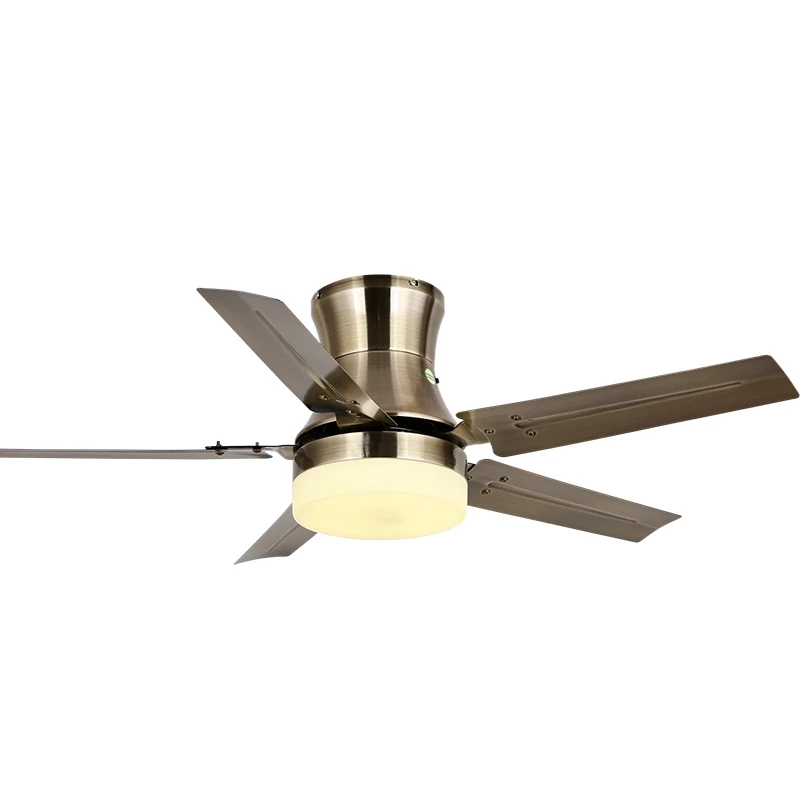 AC motor bronze indoor ceiling fans winding machine zhongshan light decor ceiling fan for low floor
