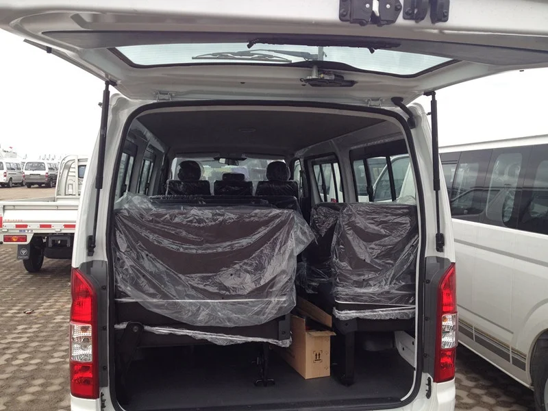 15 мест бензиновый двигатель плоской крыши toyota Hiace мини автобус