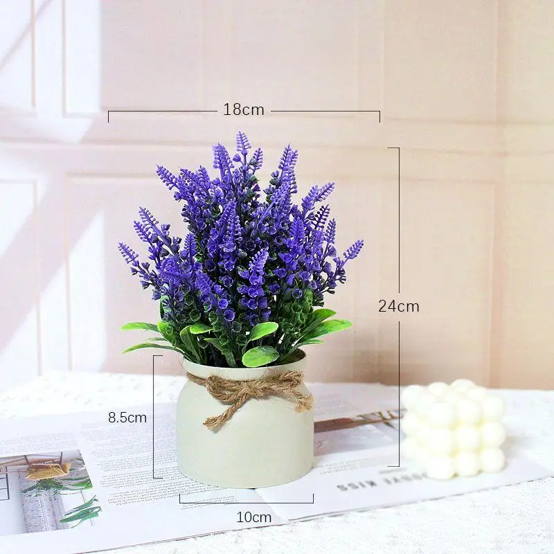 Modern Design Office Beautification with Non-Toxic Artificial Flowers Fake Flower for Interior Decor