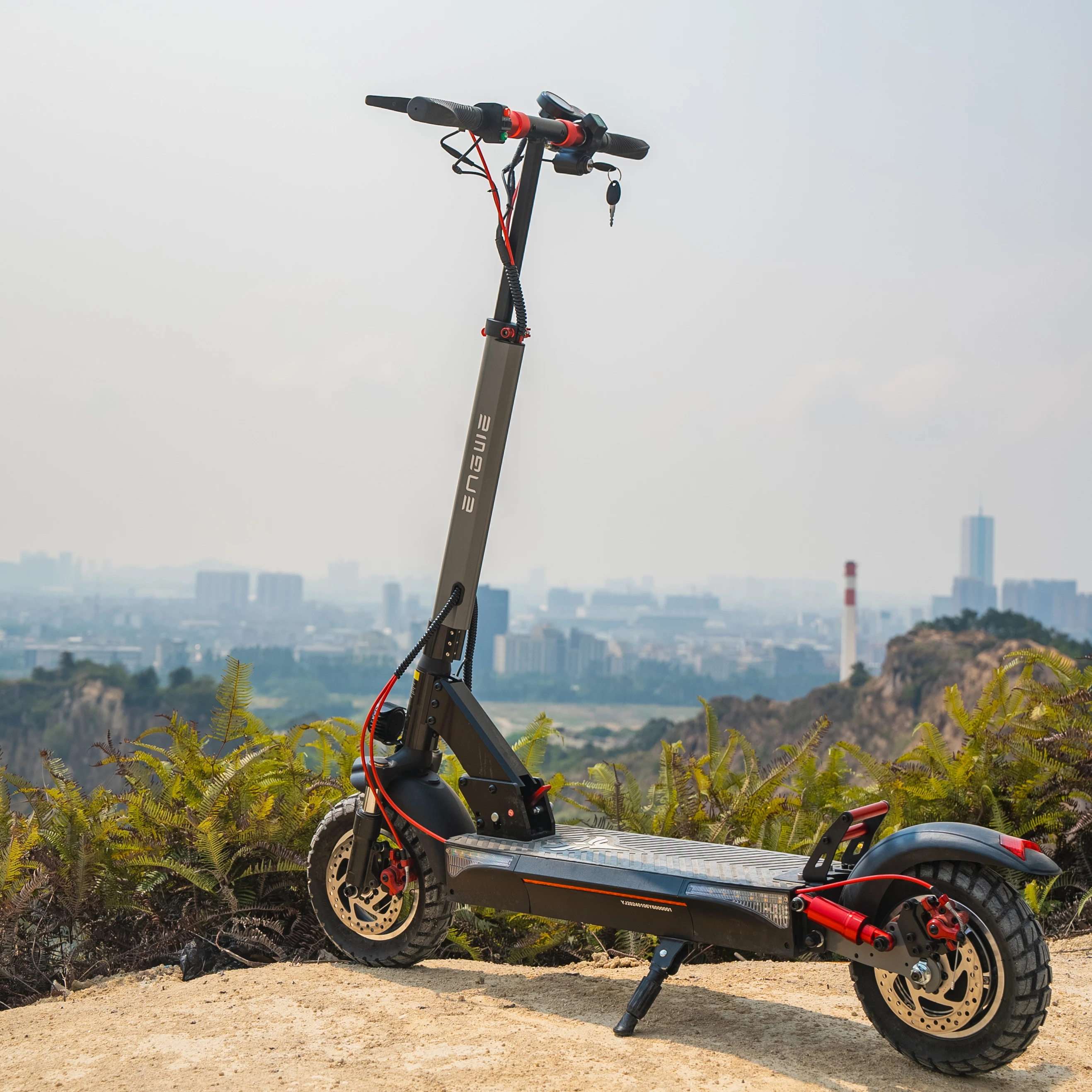 Engwe Y600 Long-Range Kick Scooter for Adults 600W Customizable with Removable 48V Battery Two-Wheel EU US Factory Direct Sale