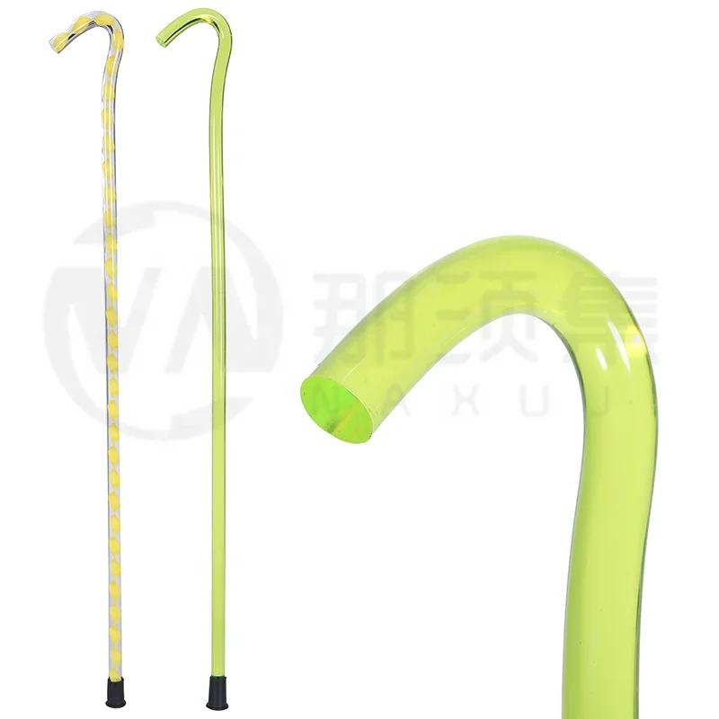 Luxury Acrylic Walking Stick Men Fashion Decorative lightweight cane Women Elegant Resin Handle Vintage Walking Canes