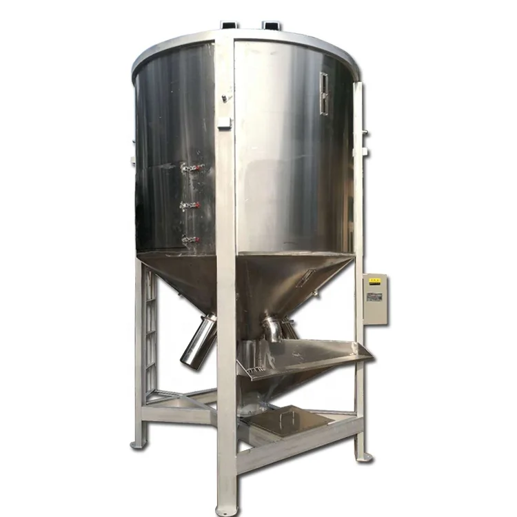 Corn kernel drying Grain dryer Industrial 1000KG Stainless steel vertical plastic mixer