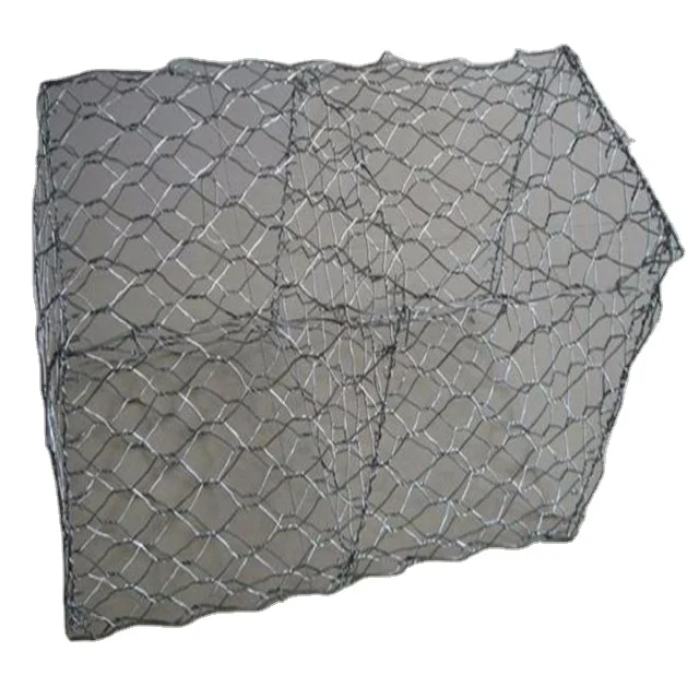 Hot Deeped Galvanised or PVC Coated Gabion Box with 80*100mm Hole Size