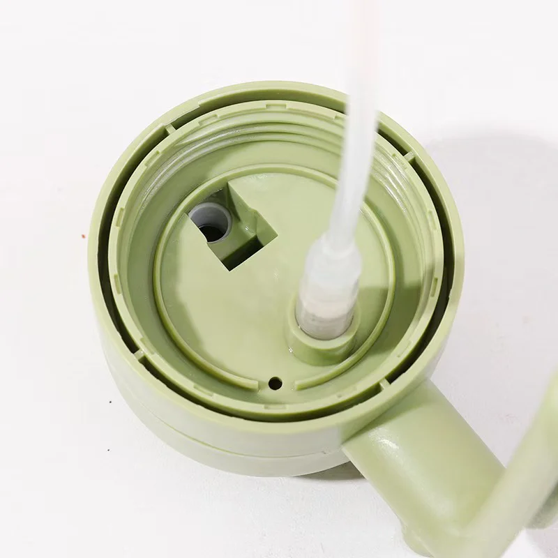 Kitchen Manual multi functional transparent hand pump 470ml fex-spout oiler bottle dropper oiler can