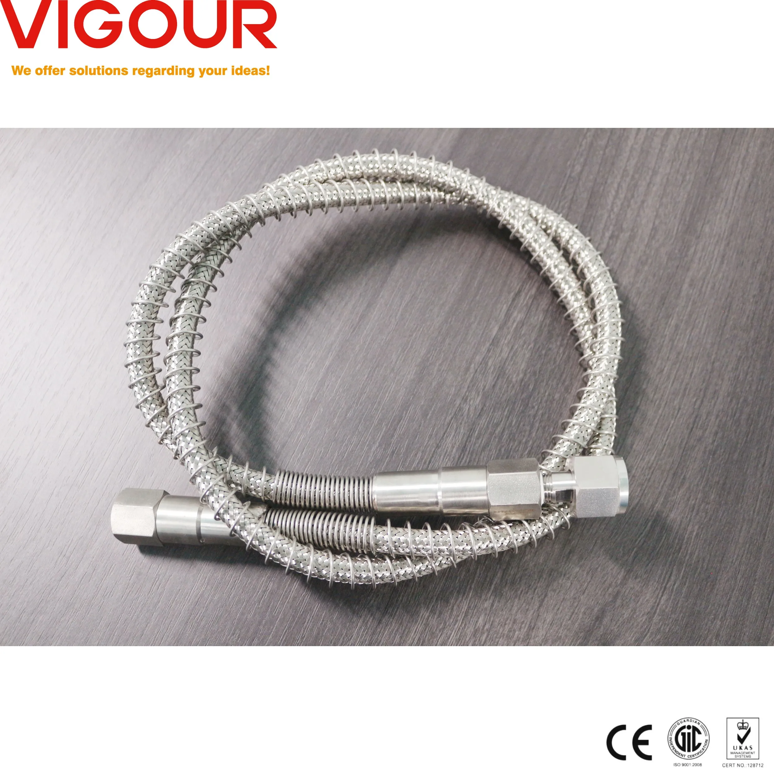 Доступный материал Впускной трубки 316L или PTFE для использования с кислородным металлическим шлангом
