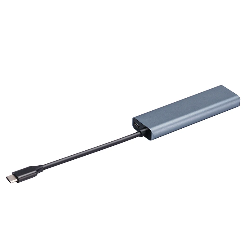  Koogold T1901 6 в 1 USB-C Type-C USB Hub адаптер с PD USB3.0 RJ45 SD/TF карты Type C ноутбук для мобильного