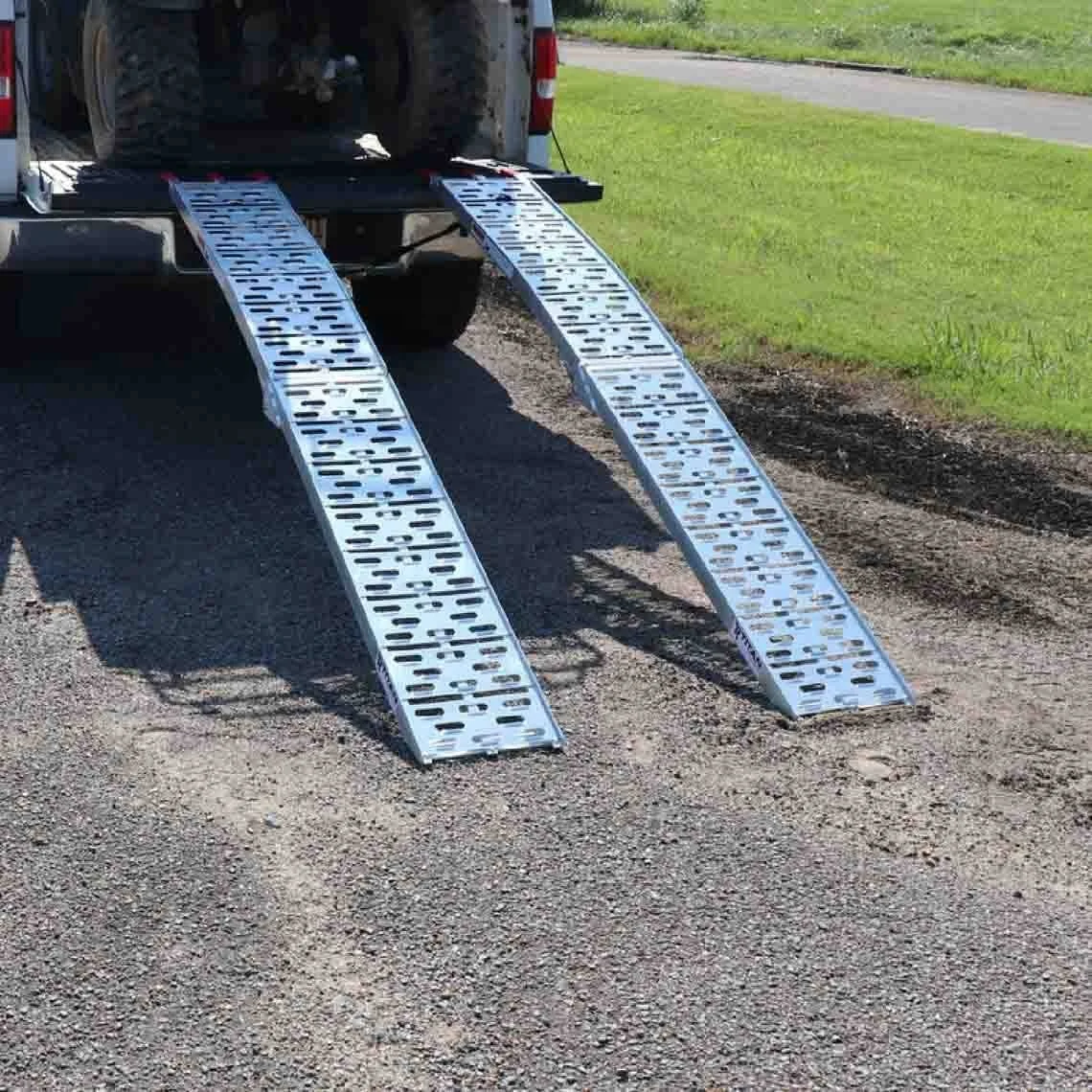 High quality 340KG portable ramp car aluminum loading ramps adjustable ramp for ATV