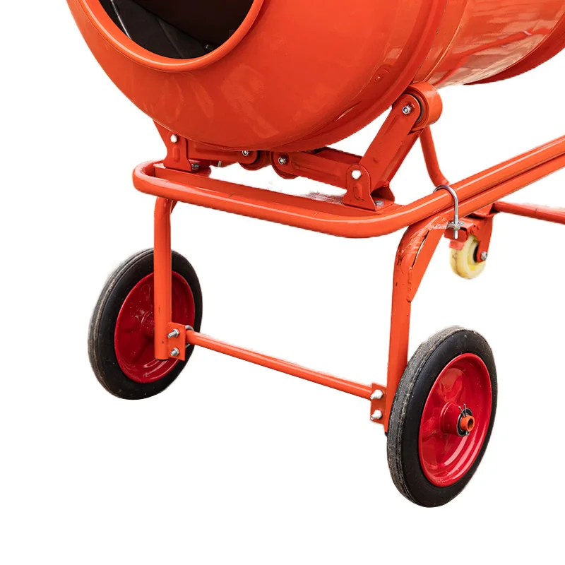 Hand Push Electric Mixer Small 500L Simple Vertical Concrete Mixer with Lift Optional Concrete Mixerfor Block Making Machine