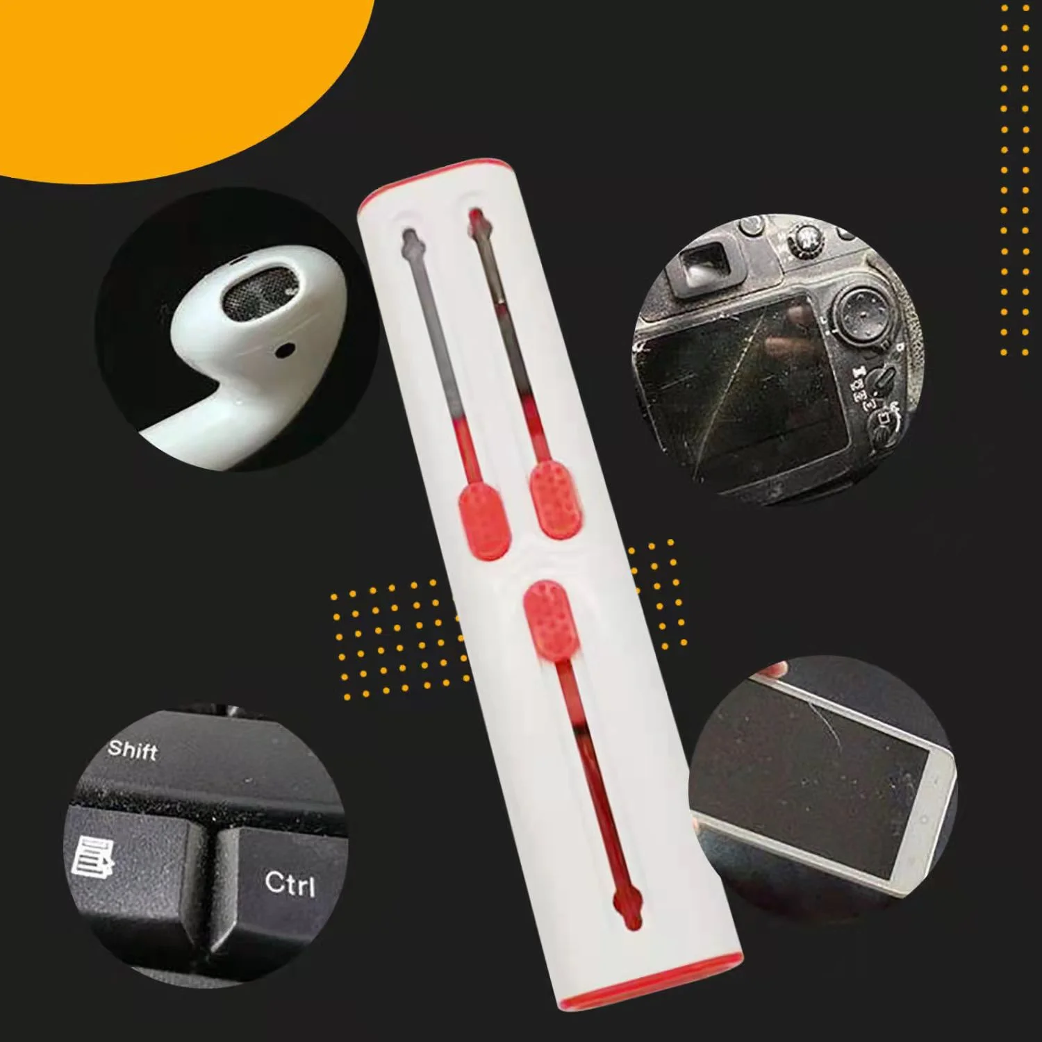 5 In 1 Keyboard Cleaning Brush Computer Earphone Cleaning Tools Keyboard Cleaner Keycap Kit For Airpods Pro 12