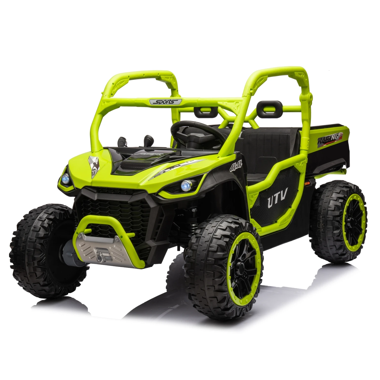 Cheap kids ride on beach buggy/electric ride on car 4 wheels motors car/gift car kids slide car with music lights electric car