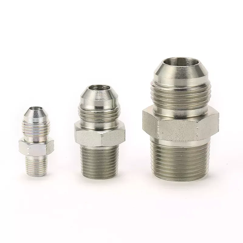 High pressure hydraulic fitting hydraulic parker one piece NPT/JIC/BSP fittings female carbon steel fittings