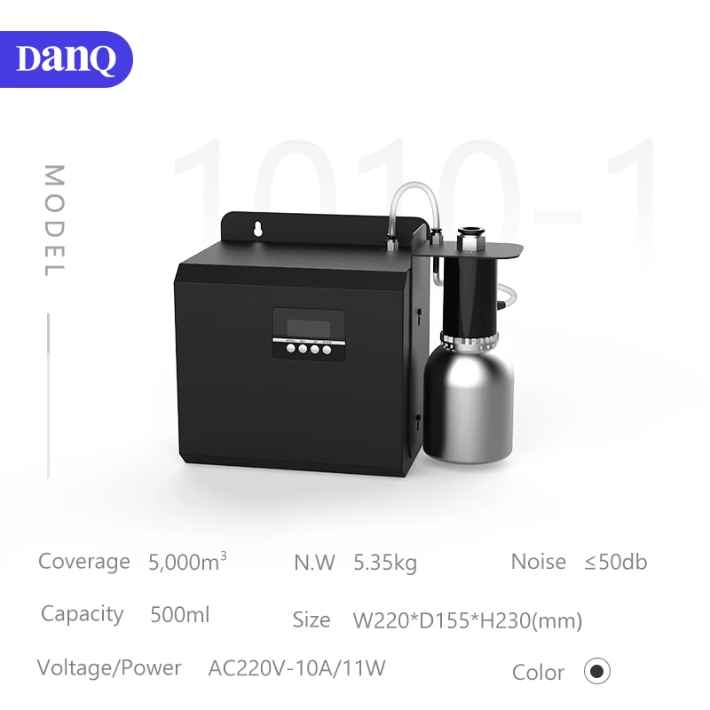 DANQ 220V 11W 5000m3 Coverage Metal Commercial Scent Diffuser Machine For Shopping Malls
