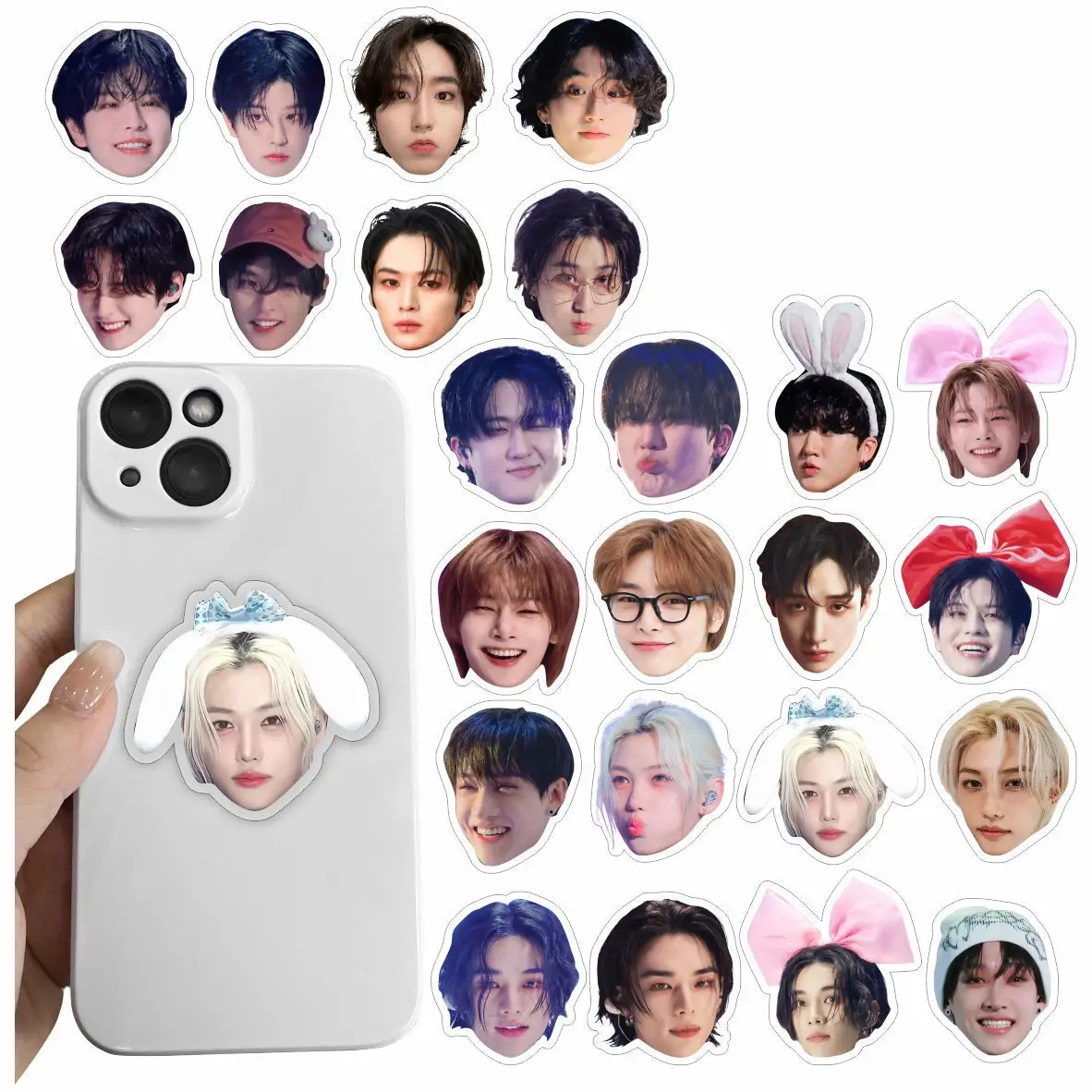 Hot Sell Custom Mobile Phone Grip Holder for kpop idol With Cute Design Anime Acrylic Phone Holder with Logo Custom