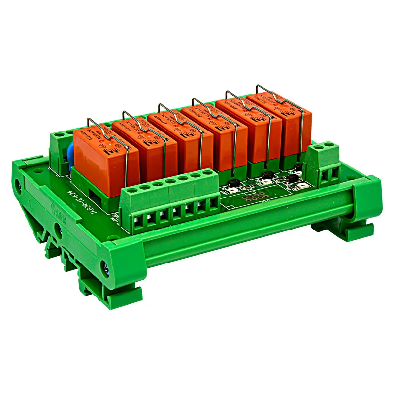 Hot selling 6-channel Tyco electromagnetic relay module Rt314024 PLC single-chip microcomputer output control DC