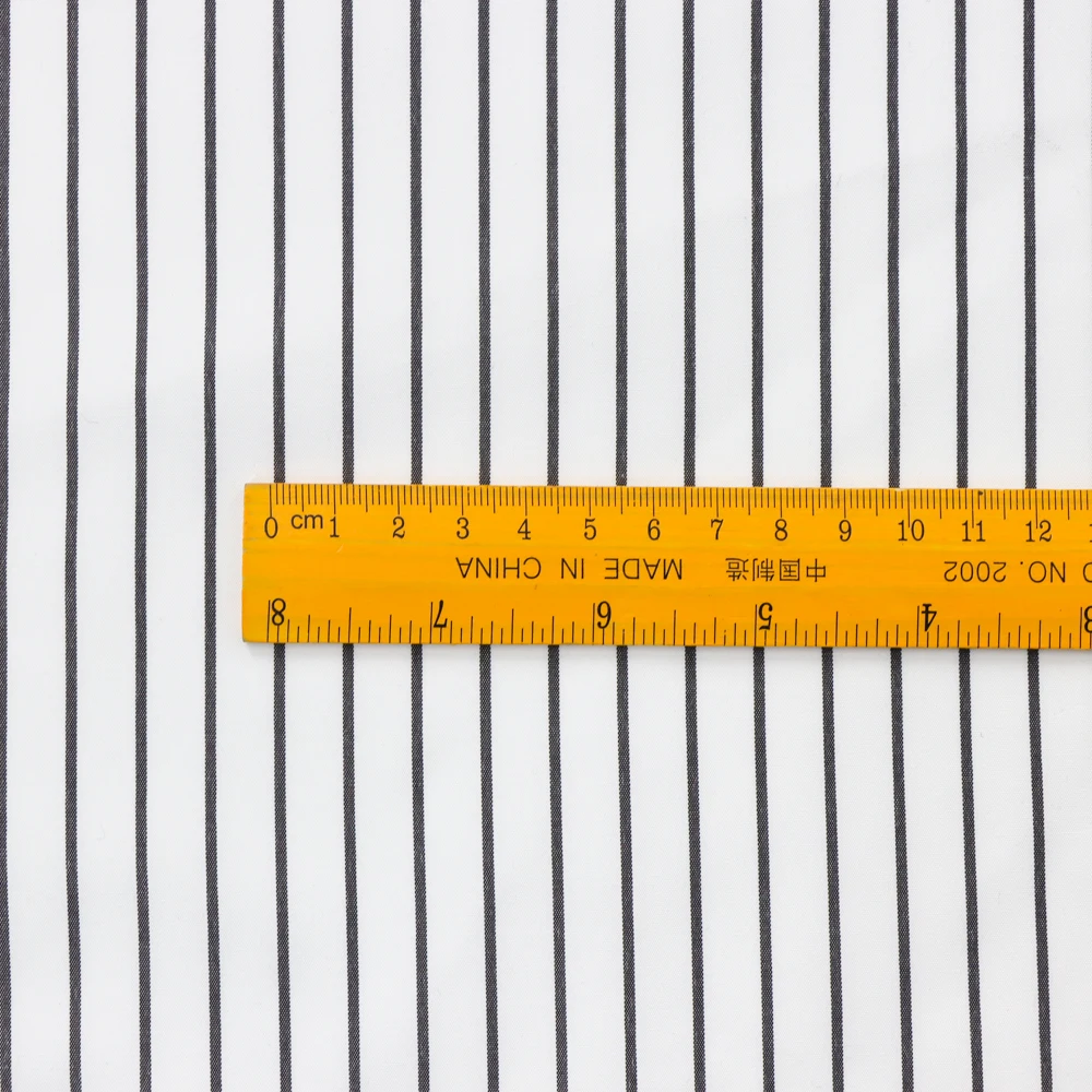 Online Wholesale Fabric Business Casual Pinstripe Shirts Fabric 50% Polyester 50% Cotton Casual Plain Stripe Fabric For Garments