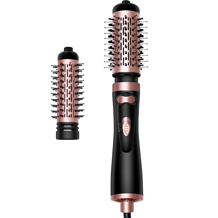 Professional Hot Air Comb Automatic Rotating Hair Curler One Step Straightening Curling Comb Styling