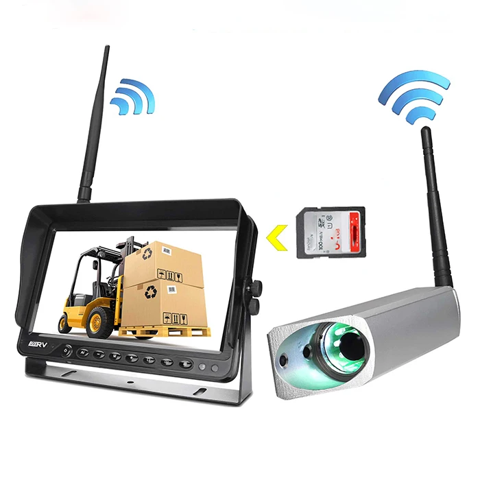 HD Waterproof IP69 Camera With Night Vision  2.4g  Forklift Wireless Car Camera For safe handling out of doors