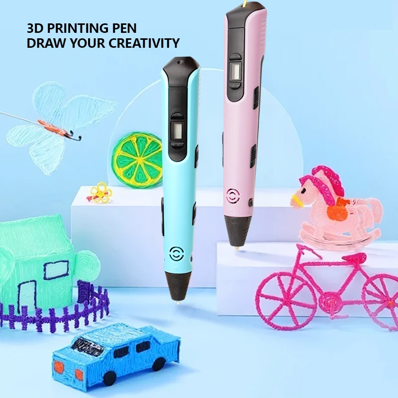 New Easy-to-Operate LCD display screen 3D Pen for Kids Digital Printers