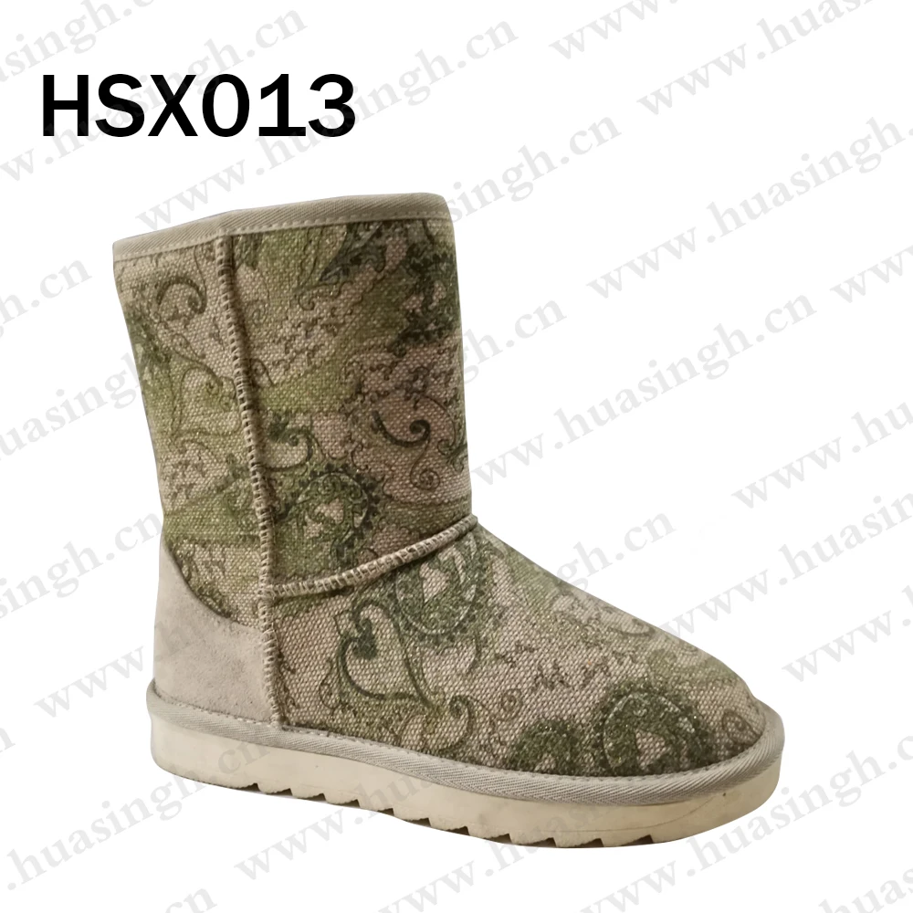 LXG,Chile market popular cold resistant fashion women boots pull-on style moisture resistant TPR outsole snow boots HSX013
