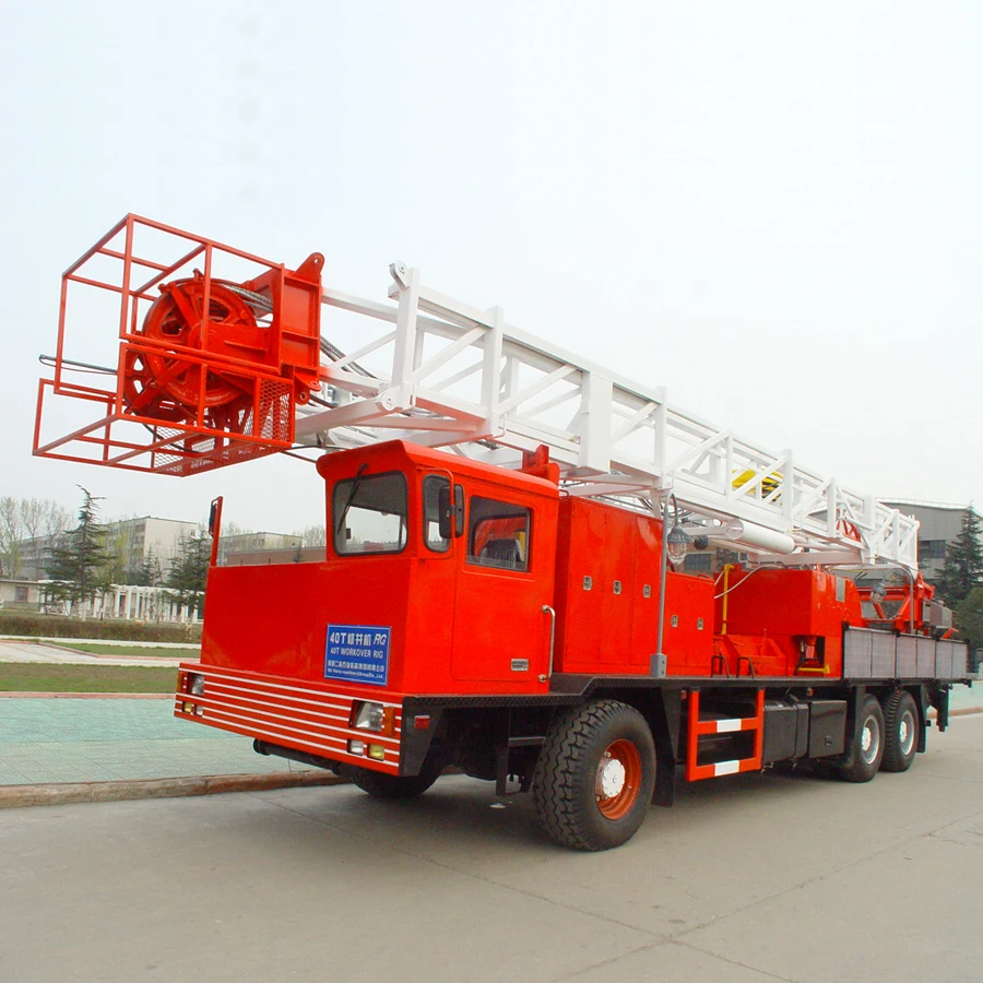 RG Petro Intelligentized automation smart truck-mounted drilling rig and  Workover Rig XJ40