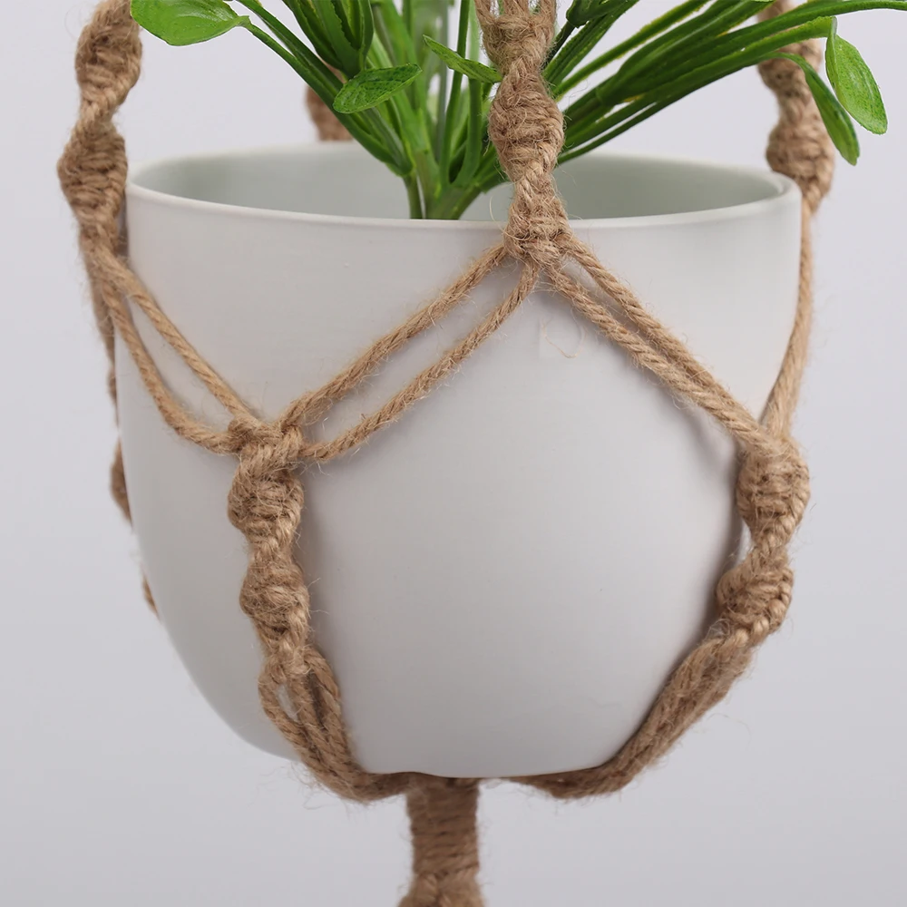 Double layer modern style hanging baskets planter for plants outdoor