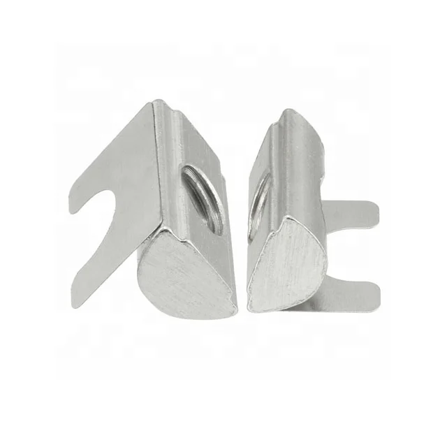 45 серия рулонная Т-образная гайка с пружинными листовыми самовыравнивающимися T-образными гайками