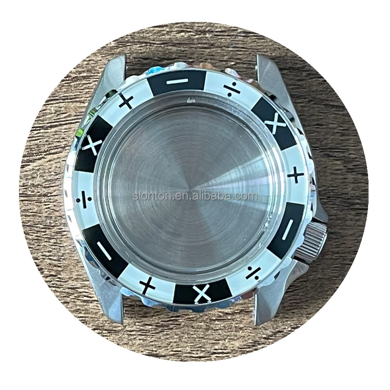 Slonton customize divers titanium watch case, custom logo watch case