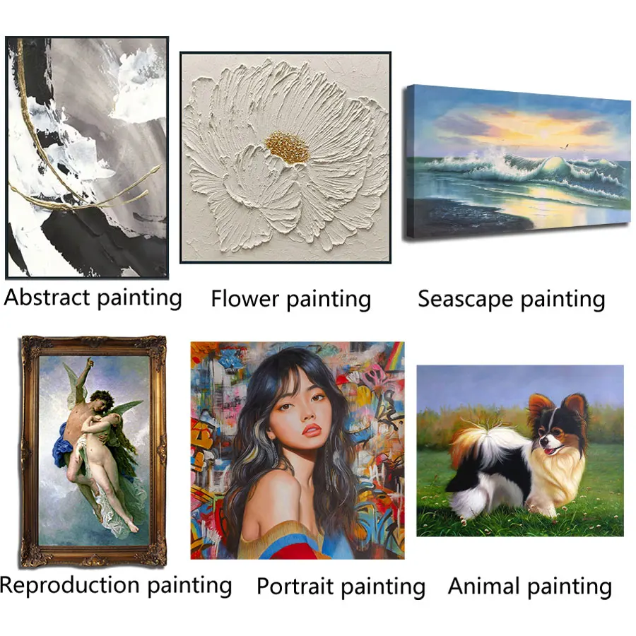 Original Art 100% Hand-Painted Modern Art Horse Wall Arts Horse Paintings Home Decor Chinese Horse Painting