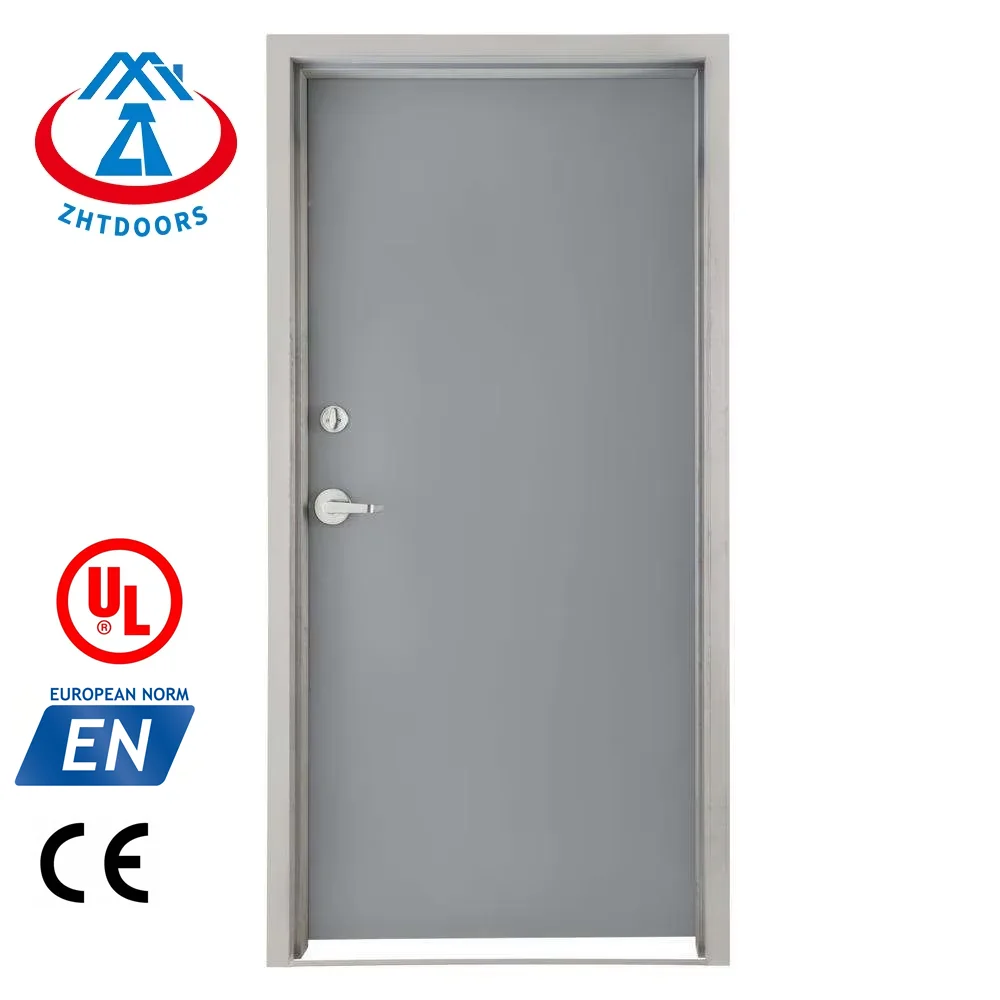 ZHTDOORS China Best Selling Product High Quality Single Leaf Multi Style 90 Minute Fire Safety Door