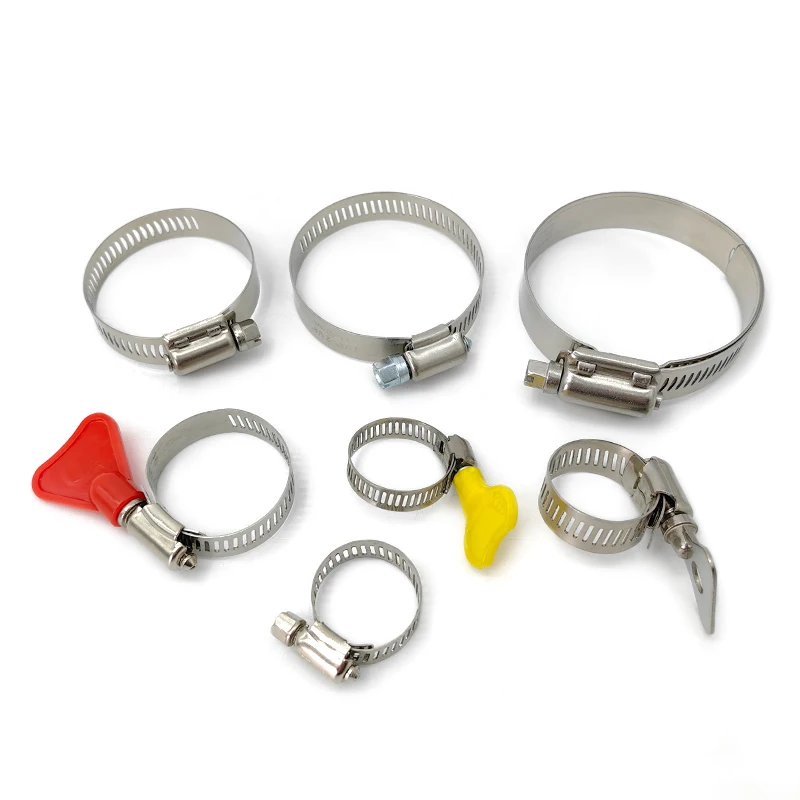 Universal W2 W4 American Type Adjustable Worm Drive Hose Clamp