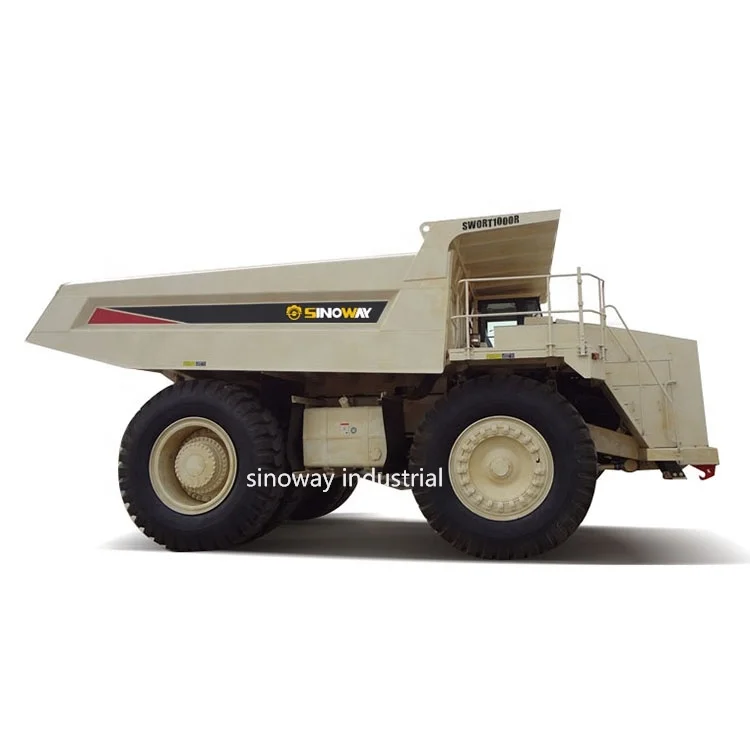 4X2 Rigid frame dump truck SINOWAY 90 ton mining Rock Dumper in good condition