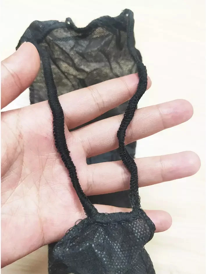 1000pcs/ case Disposable Polypropylene PP Non Woven Thong T-back Panties Bikini,SPA,Spray Tanning Beauty Salon Single One