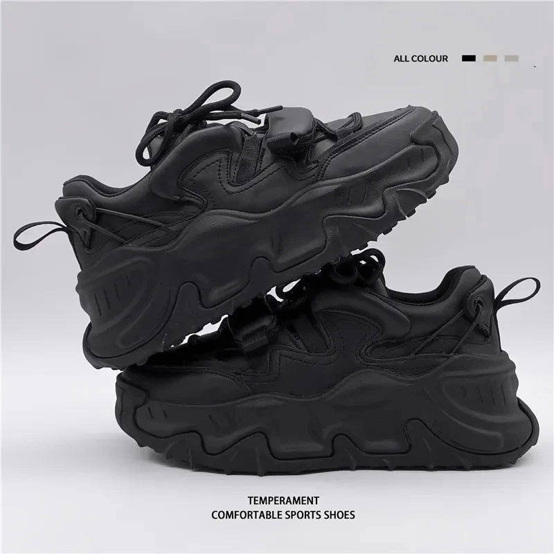 Dropshipping High Quality Black Sneakers for Women and Ladies Sneakers Wholesale Price Casual Shoes Chunky Sneakers Women