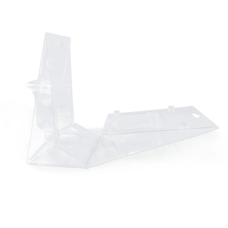 Clear PET plastic 6 holes blister clamshell macaron packaging box