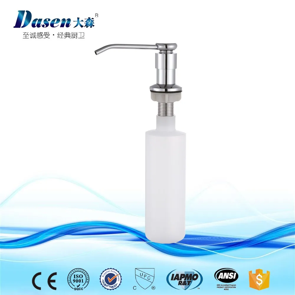 Dasen ZY01 kitchen sink fittings soap hole copper material under the counter top of soap dispenser