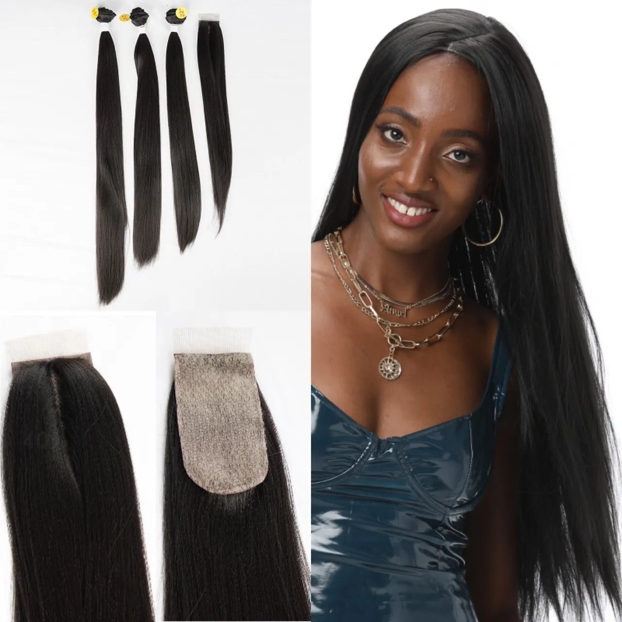 Wholesale Price Body wave straight hand hair me Long top black Wigs In Bulk Best Wig Hair weave bundle hair vendor