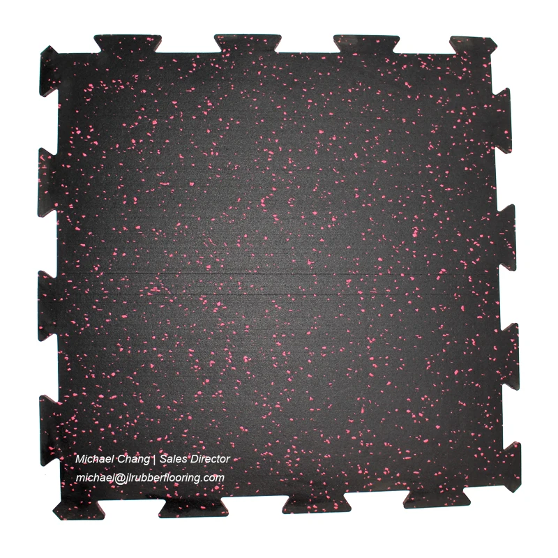 Durable Wear Resistant Interlocking rubber flooring mat for children play area