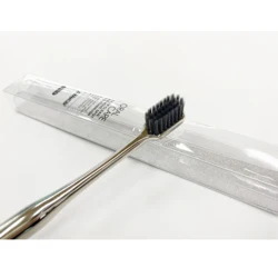 2021 New arrival hot selling professional silver handle adult toothbrush