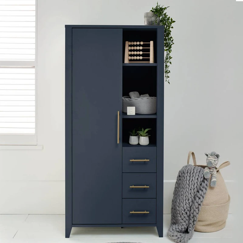 Black 2 Double Door Metal Wardrobe/Godrej Steel Almirah Designs With Price