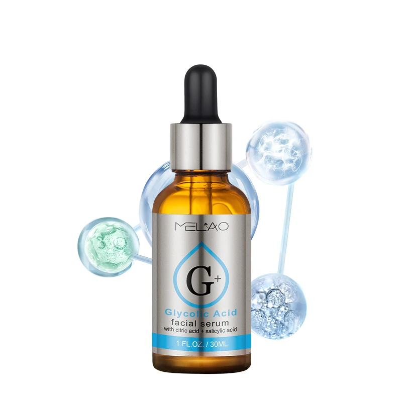 Wholesale Hot selling Private Label Natural organic Anti-aging Smooth Wrinkles Anti Acne Treatment Collagen Glycolic Acid serum