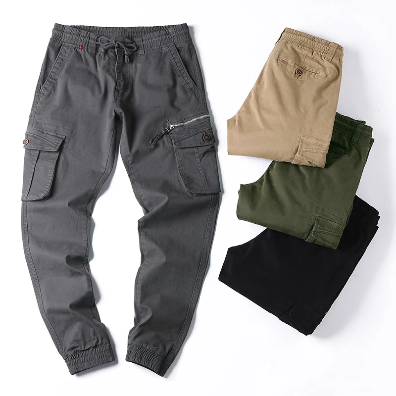 Штаны-карго BAWANGCHENGBlack мужские, уличная одежда в стиле хип-хоп, джоггеры, брюки, повседневные спортивные брендовые, лето 2023