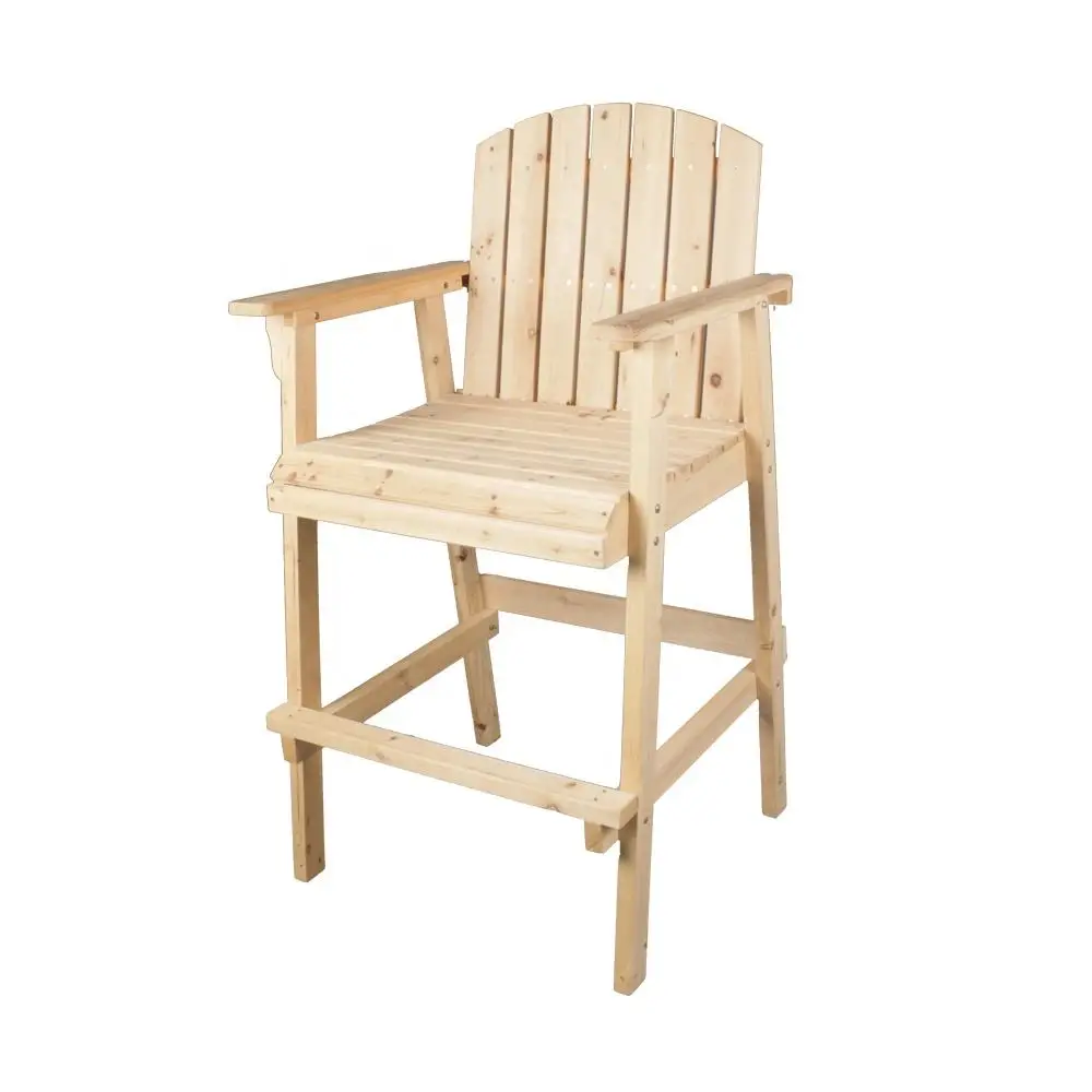 QUAWE Factory Wholesale Environmental Recycled Wood Adirondack Chair for Balcony Garden and Beach