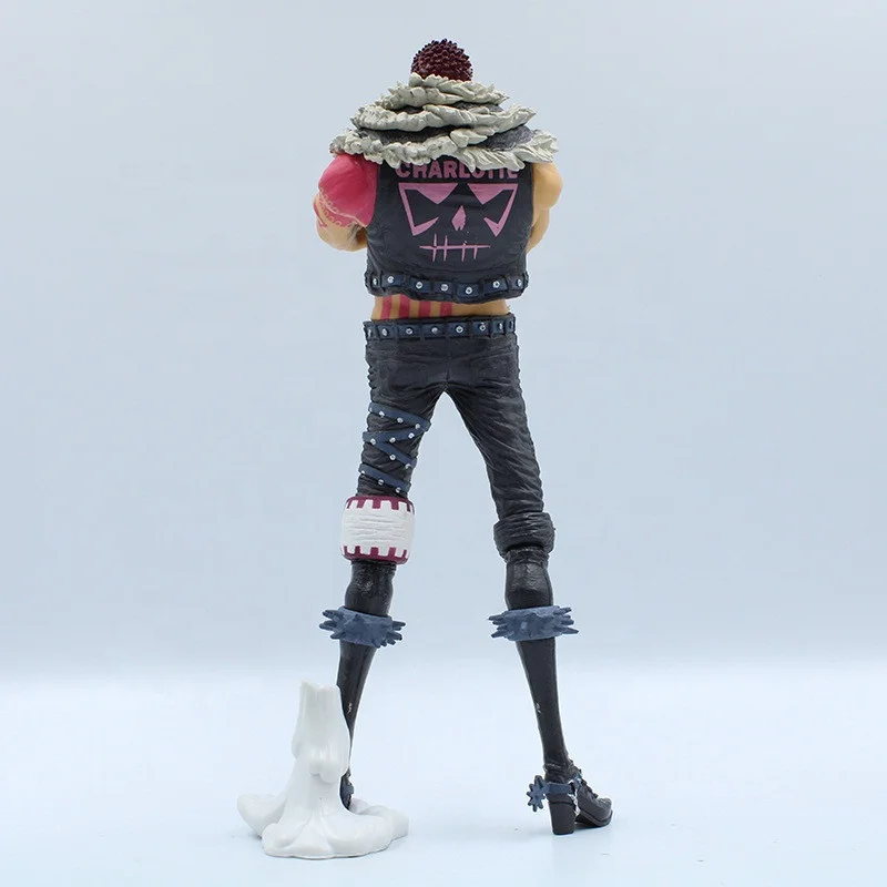25cm Big size Anime Figure Charlotte Katakuri PVC Action Figures KING OF ARTIST Fighting Katakuri figure Collection Toys