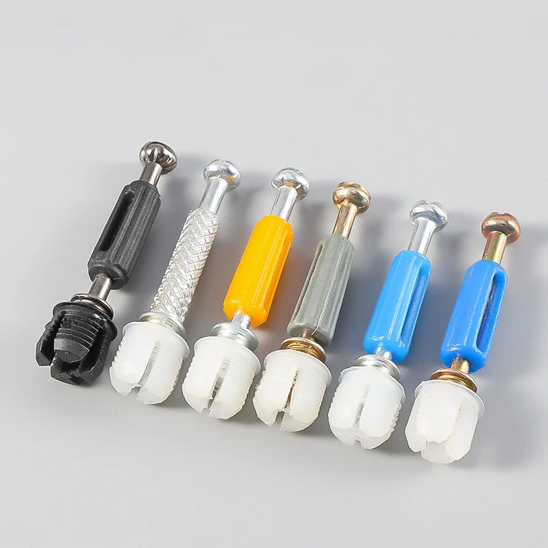Furniture Hardware cabinet connector fitting 32/35/40mm Fixing Cam Lock Screws Bolt Fitting Screw Cam