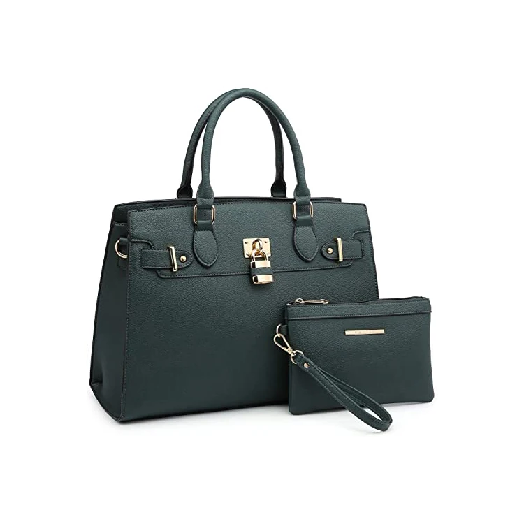 Women Handbags and Purses Ladies Shoulder Bag Top Handle Satchel Tote Bag with Matching Clutch fashion handbags