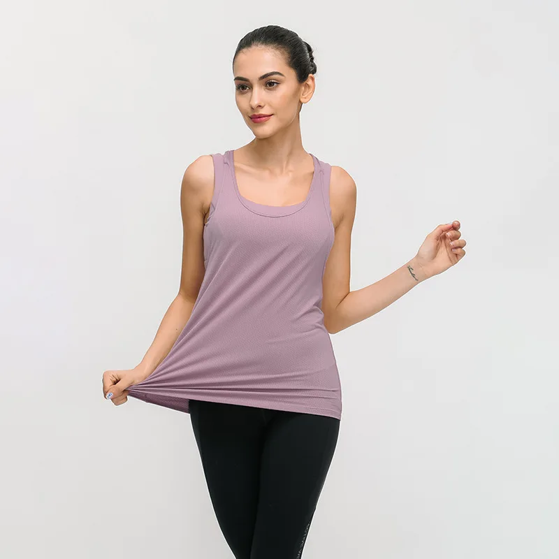 
2021 Summer New Design Racerback Fitness Training Workout Tank Top 